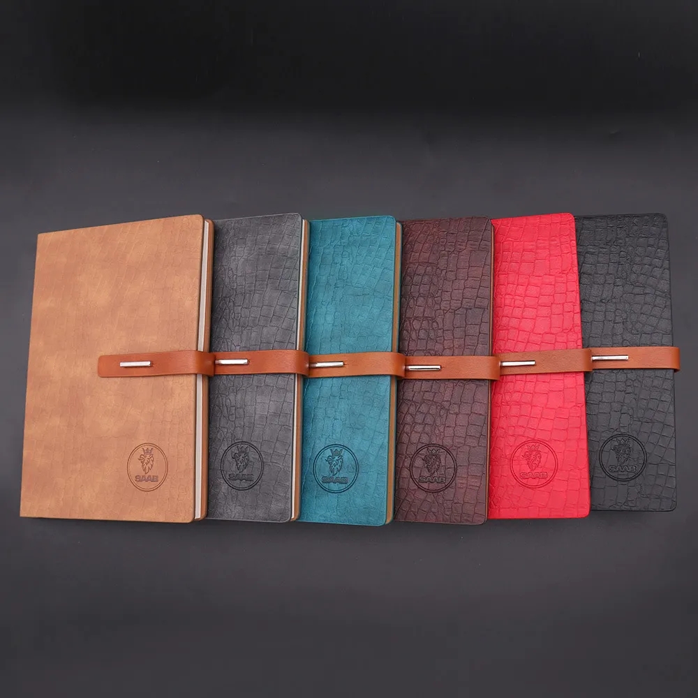 Leather Cover A5 Notebook Gift Set 2