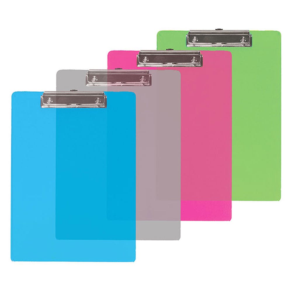 Clipboard - Low Profile Clip Plastic Assorted Colors 2
