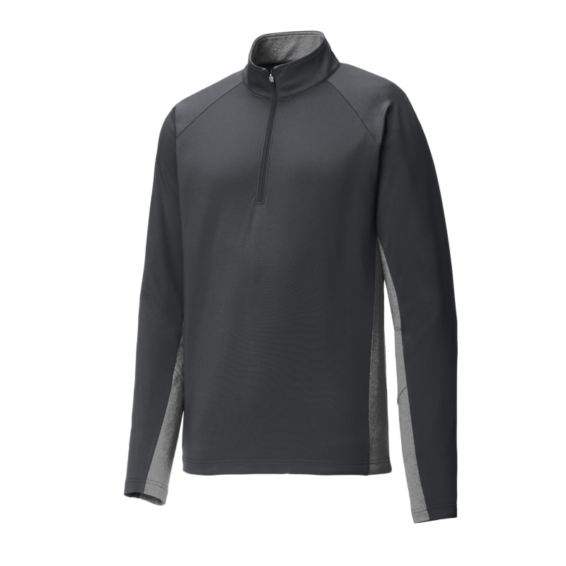 Sport-Tek Sport-Wick Stretch Contrast 1/4-Zip Pullover. 21