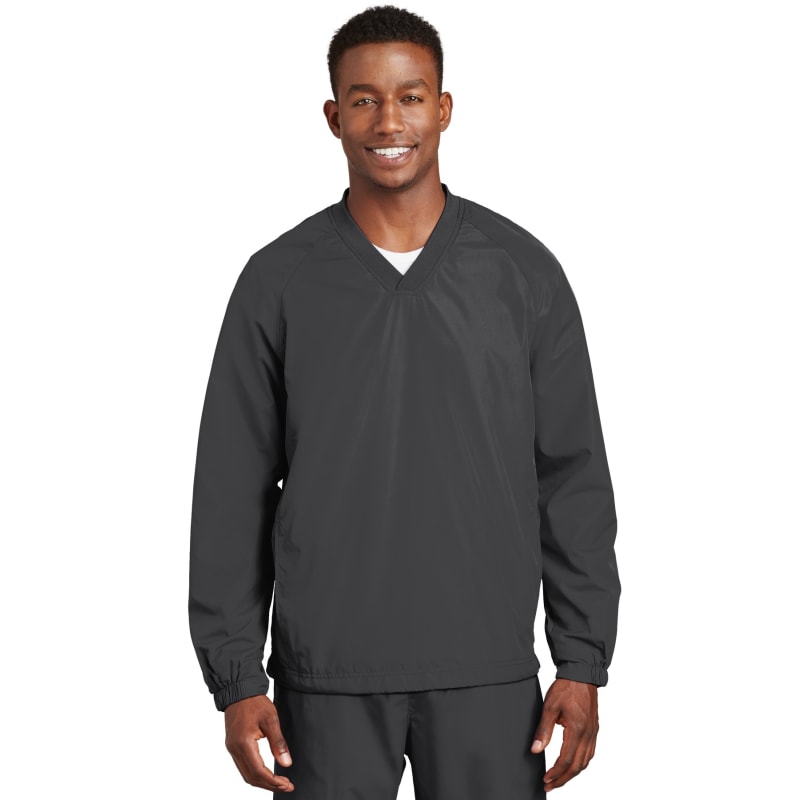 Sport-Tek Sport-Tek V-Neck Raglan Wind Shirt 3