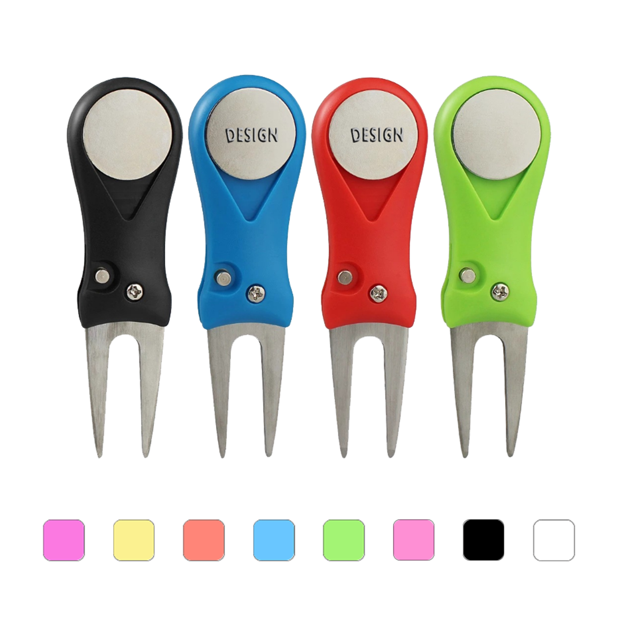 Custom Logo Golf Divot Repair Fork Tool 2