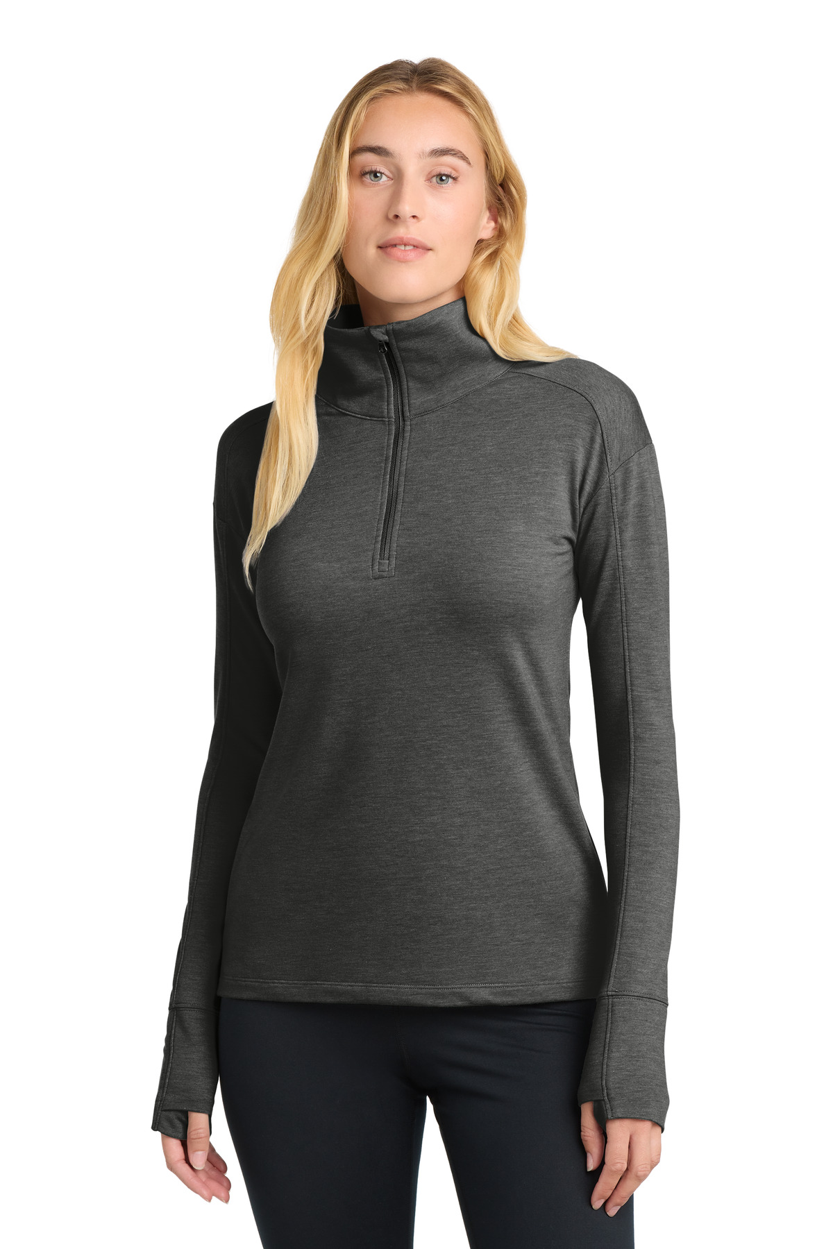 Sport-Tek Women's Sport-Wick Flex Fleece 1/4-Zip. LST561 30