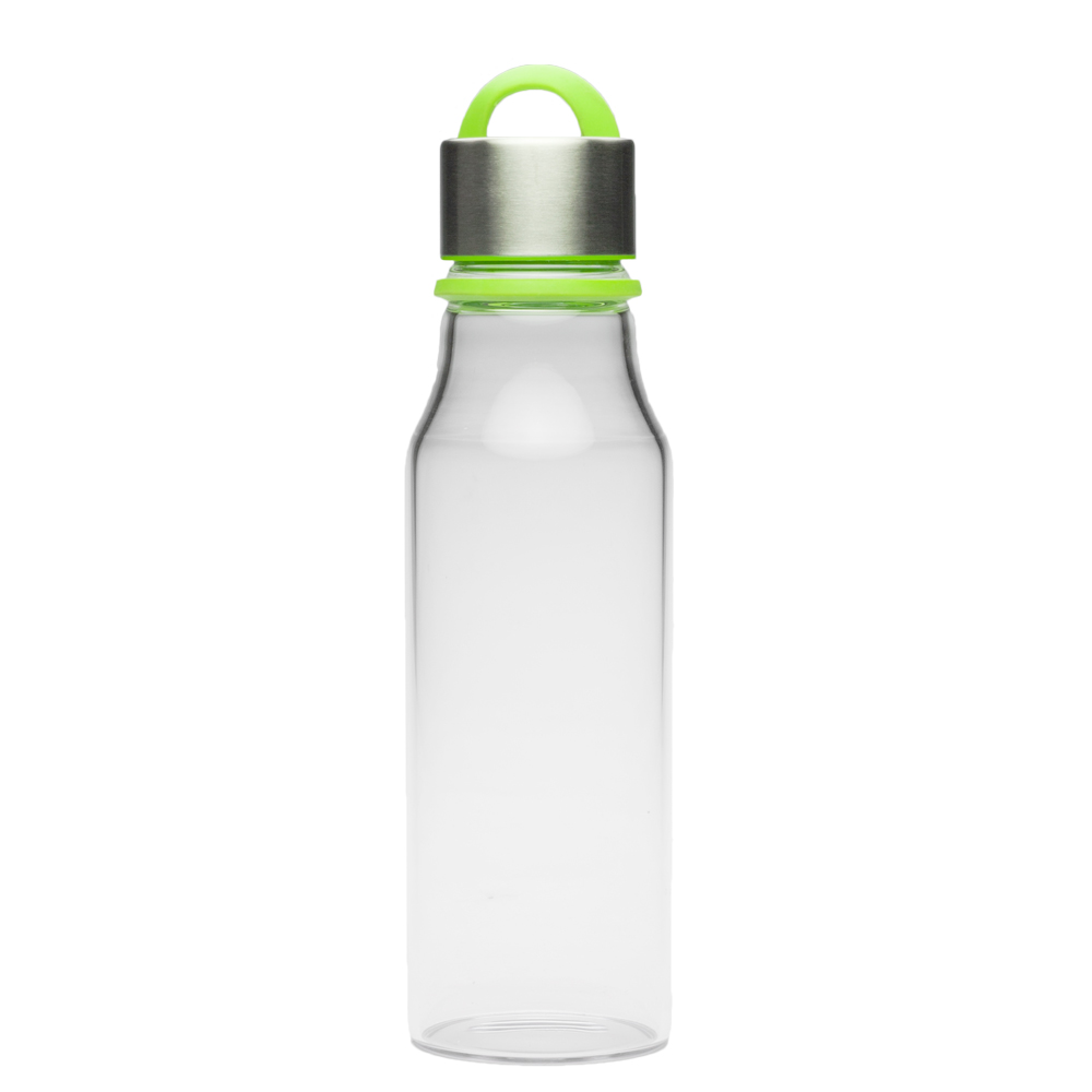 17 oz. Glass Water Bottles with Carrying Strap 5