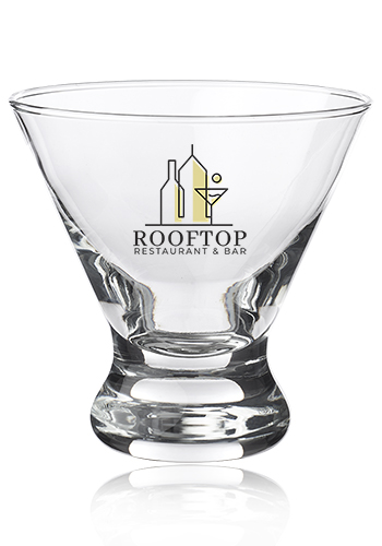 8.25 oz. Libbey Cosmopolitan Stemless Martini Glasses 16