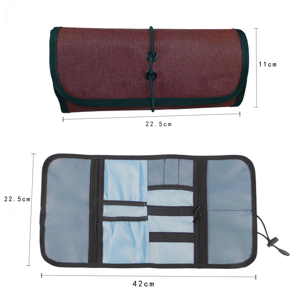 Storage Cable Organizer W/Elastic Cord Clip 3