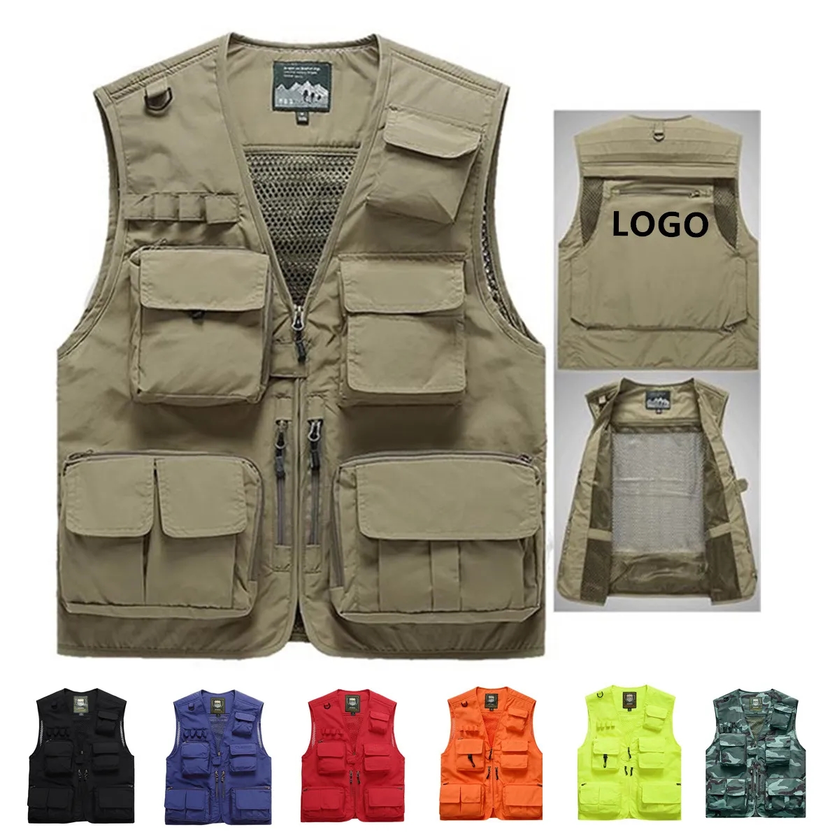 Casual Outdoor Work Safari Fishing Photo Vest 2