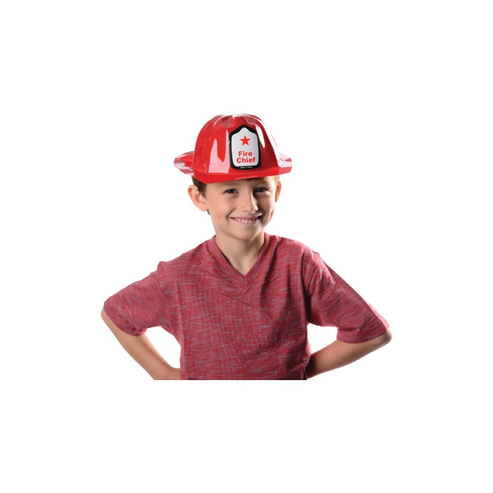 Plastic Firefighter Hats - Red 1