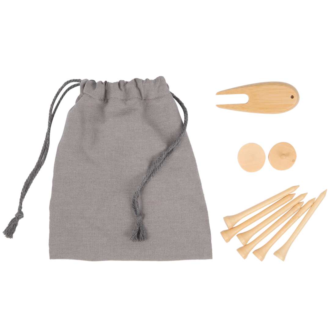 Bamboo Golf Tee Set with Recycled Pouch 29