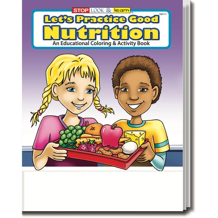 Let's Practice Good Nutrition Coloring Books - Ages 3-11 16 Pages 2