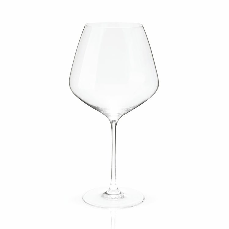 Viski® Reserve Inez Crystal Burgundy Glass, set of 4 11