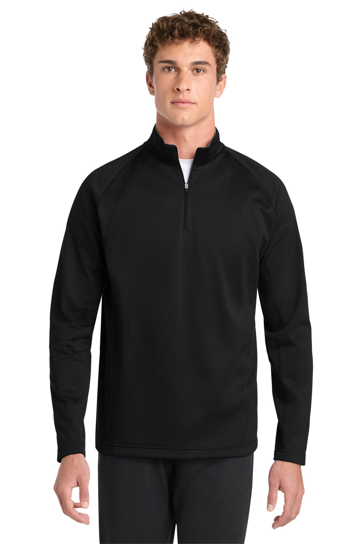Sport-Tek Sport-Wick Fleece 1/4-Zip Pullover. F243, custom hoodie or sweatshirt with logo imprint 4