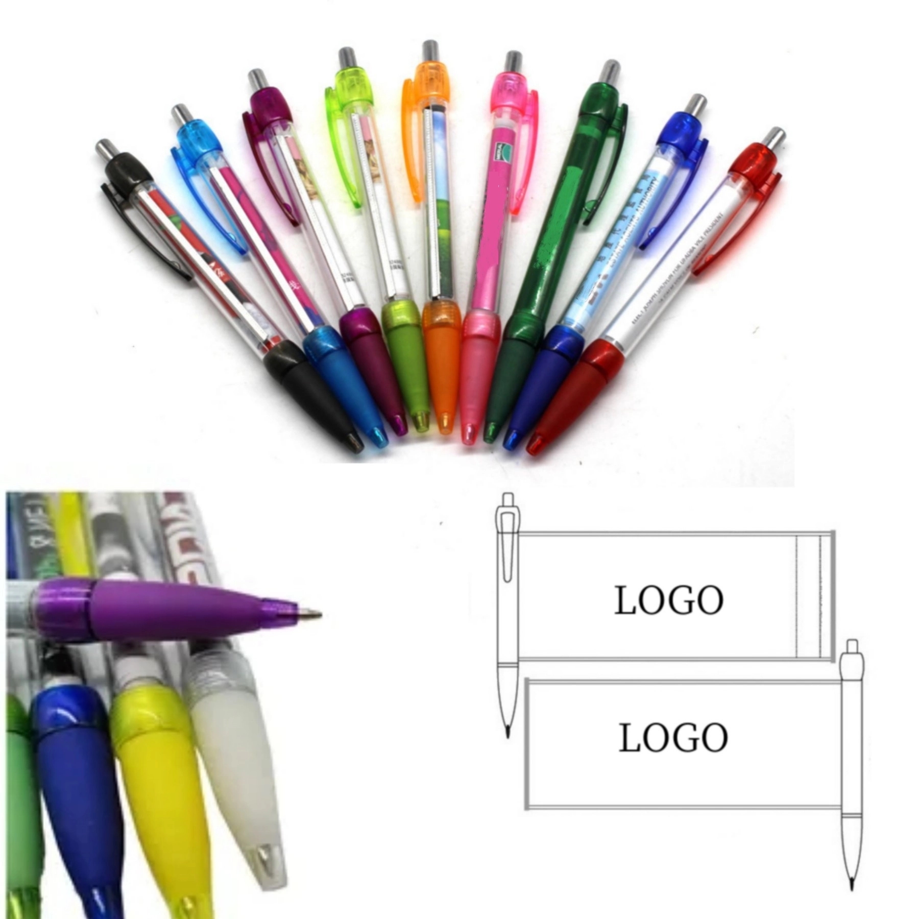 Custom Printed Plastic Banner Pen 1