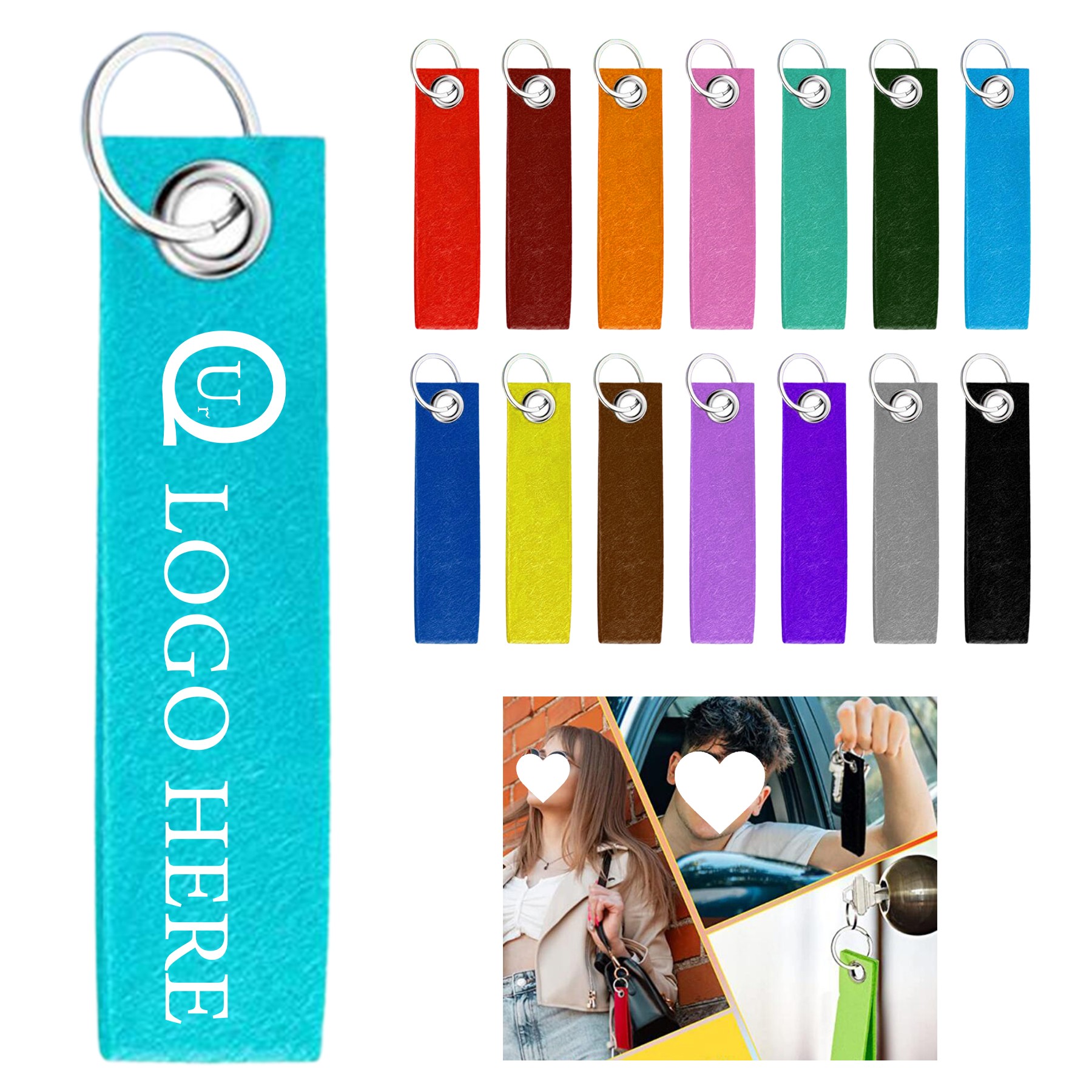 Felt Key Chain
