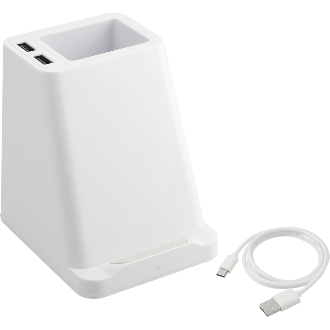 Wireless Charger Pen Holder/Dual Outputs 8