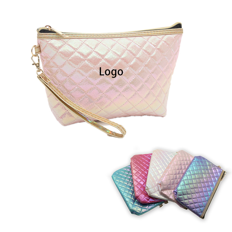 Holographic Argyle Toiletry Bag Cosmetic Bag 6