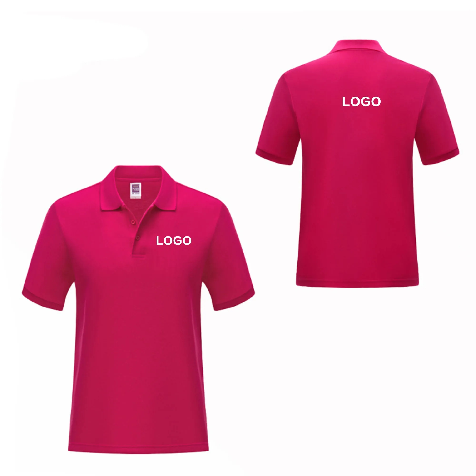 Customized Cotton Short-Sleeved Polo Shirt 10