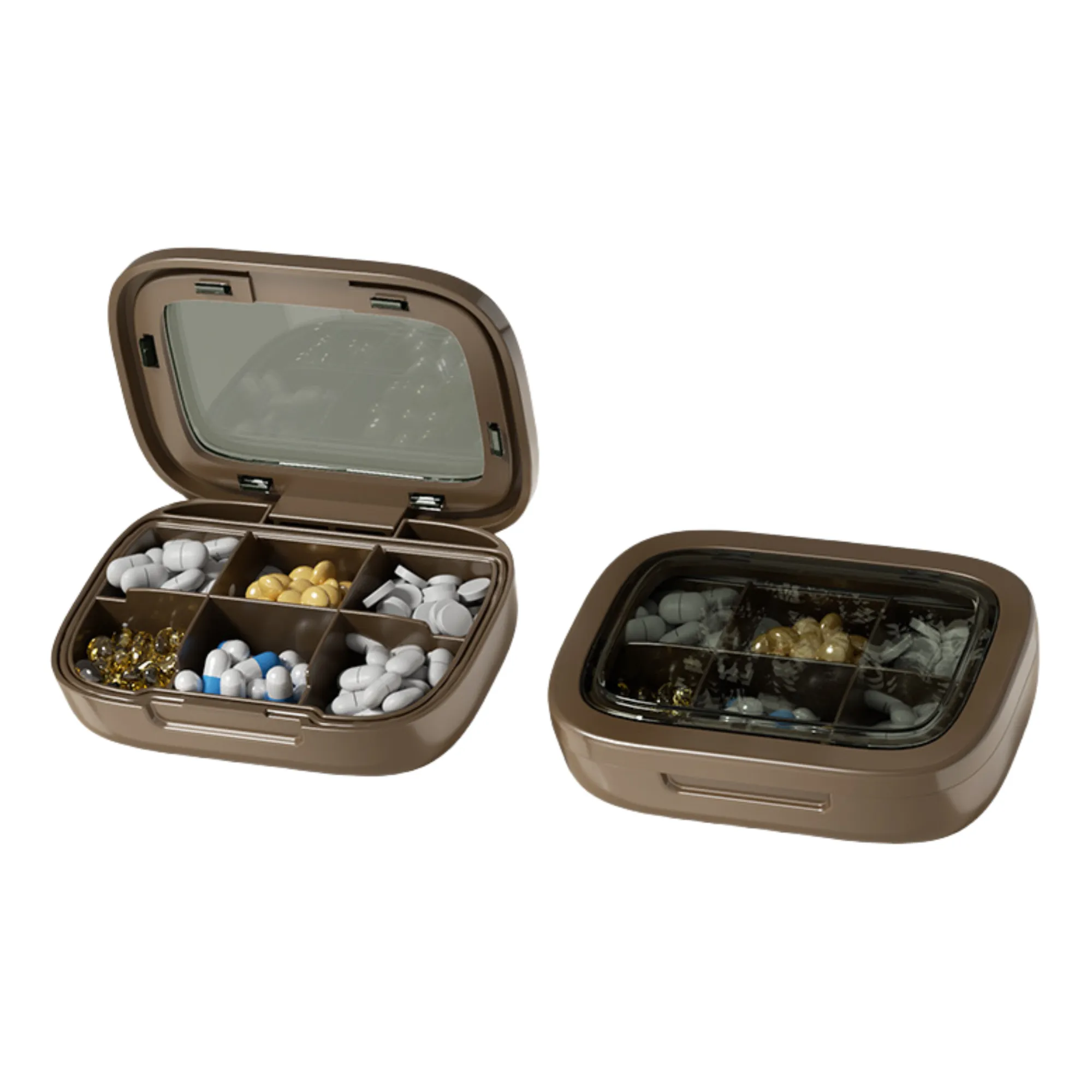 6-Cell Mini Portable Medicine Box 6