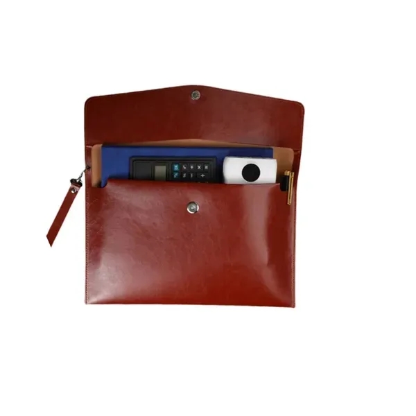 Stylish Business Tote - Water-Resistant Faux Leather 10