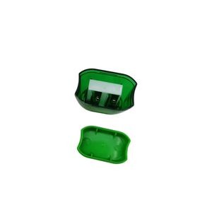Dual Hole Translucent Plastic Sharpener With Steel Blade 2