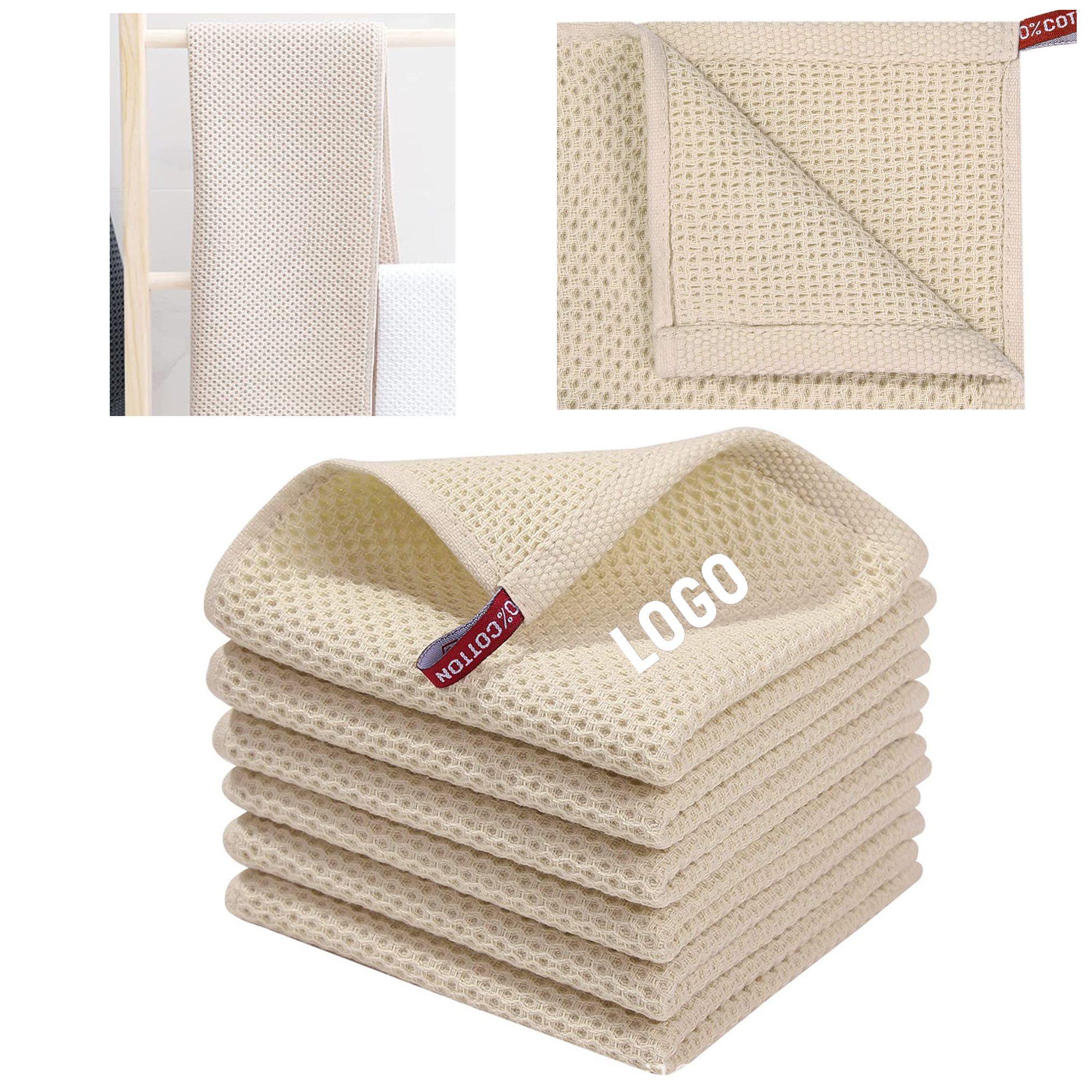 Cotton Honeycomb Dishcloth 1