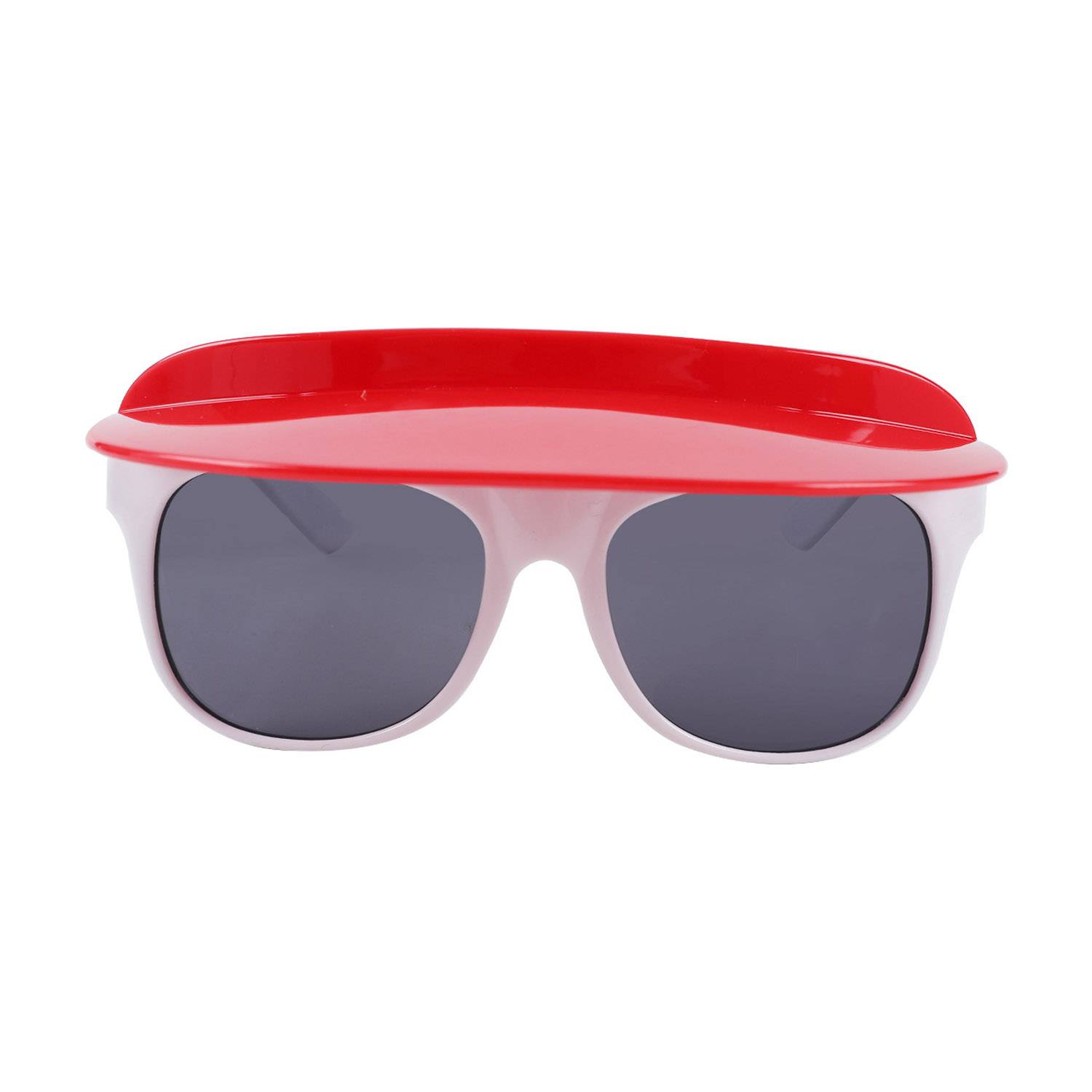 Kids Two-Tone Foldable Sunglasses w/ Brim 4