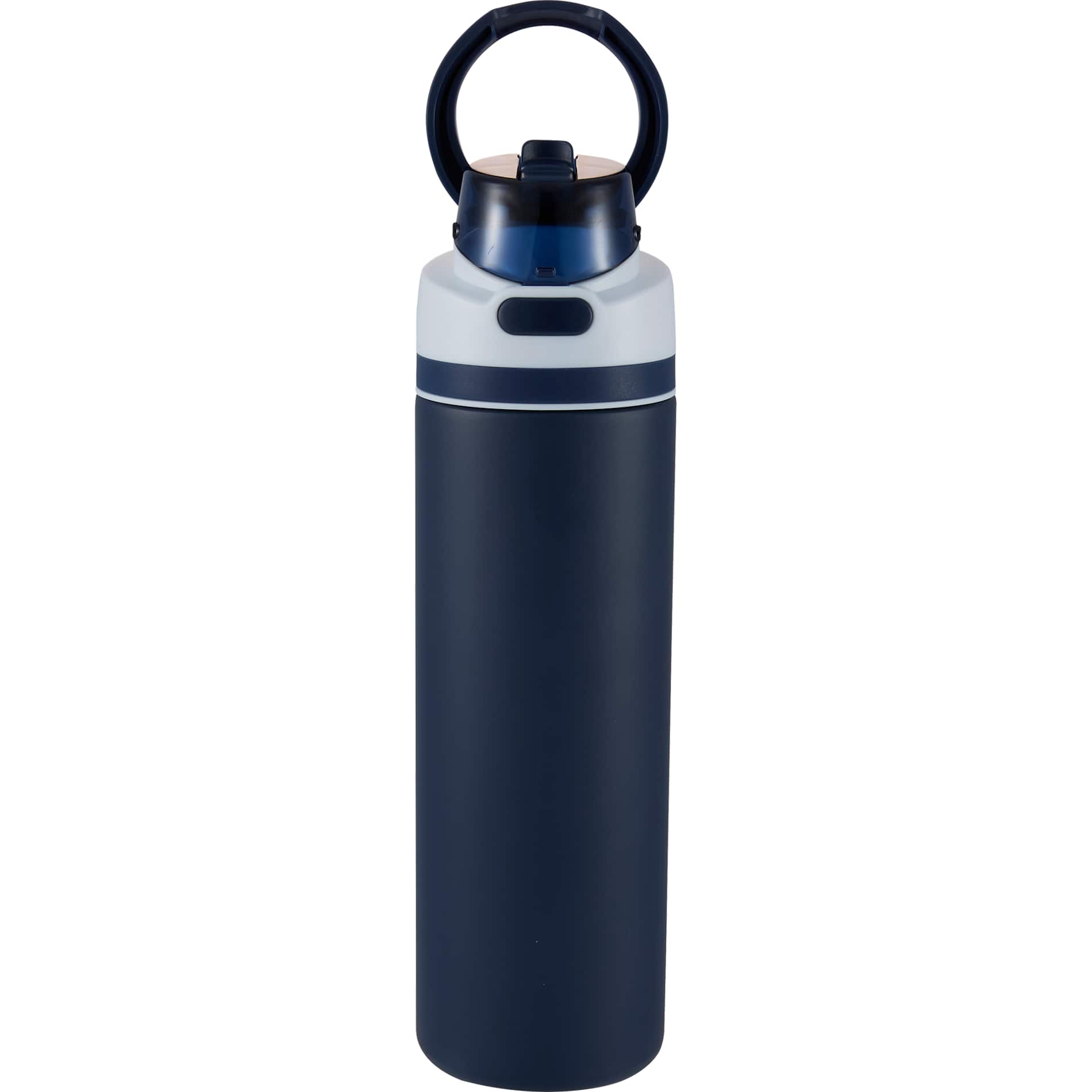 Elvin 28oz Recycled Stainless Flip Straw Bottle, custom water bottle with logo imprint 160