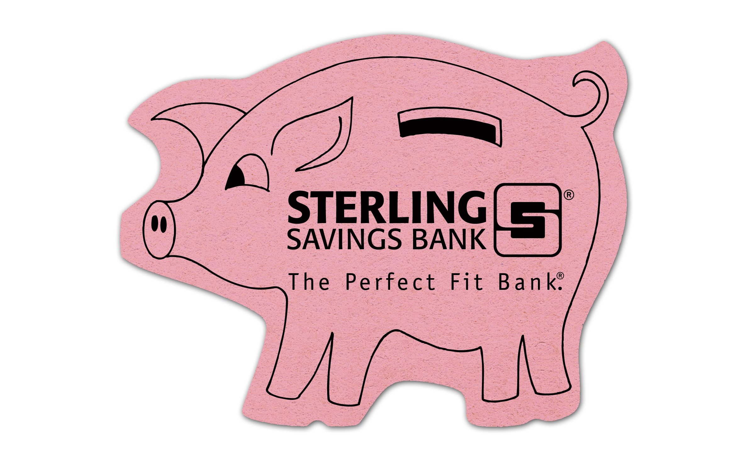 6" Piggy Bank Compressed Sponge 2