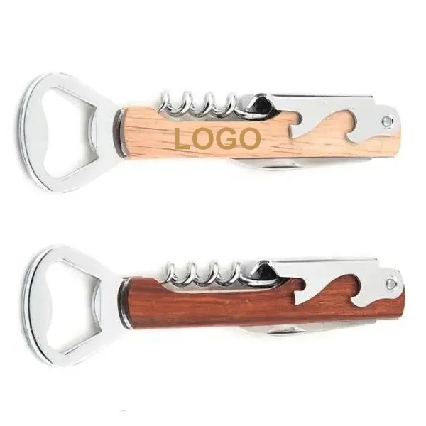 Wooden Bottle Opener & Wine Corkscrew 3