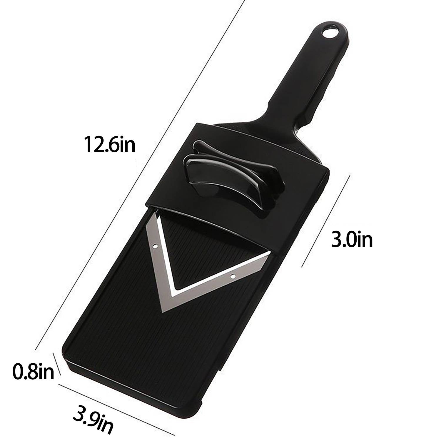 Hanging Stainless Steel Multi-Function Vegetable Slicer, custom kitchen gadget with logo imprint 2