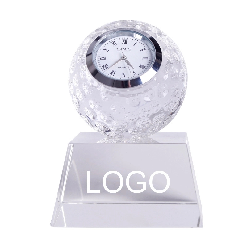 Crystal Golf Ball Clock 3