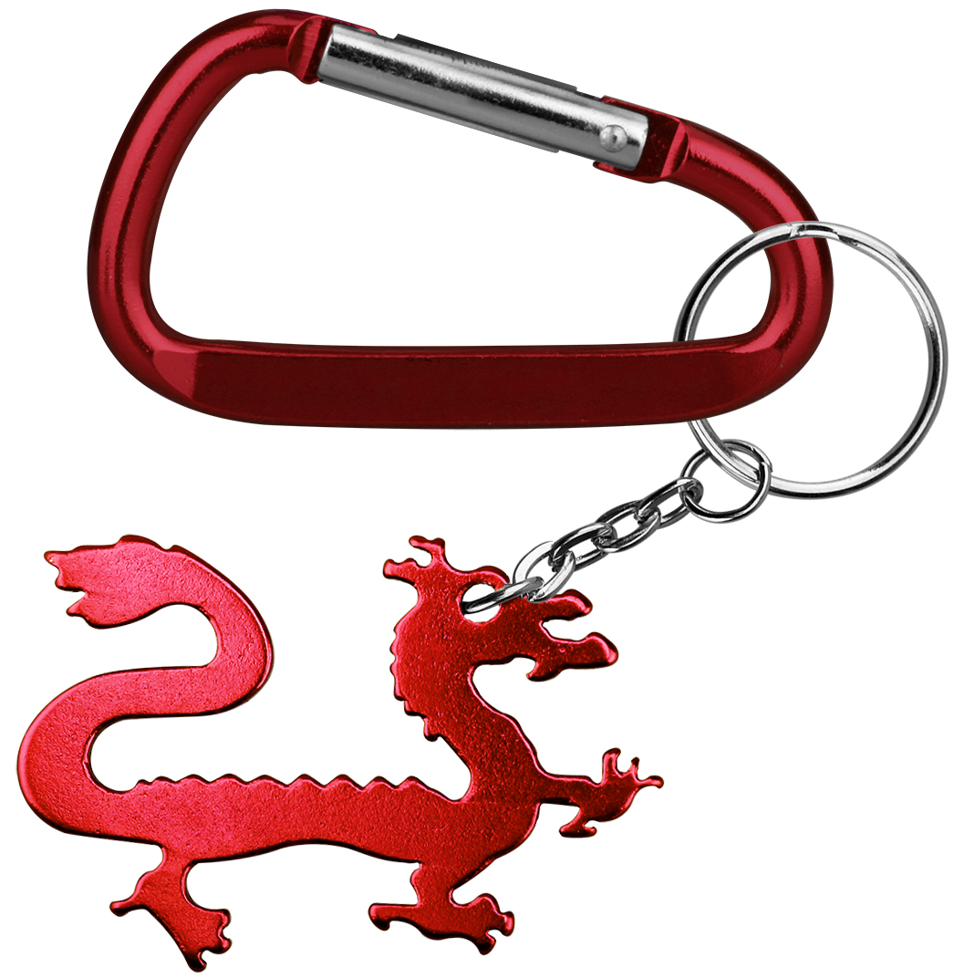 Dragon Shape Bottle Opener with Key Chain & Carabiner 2