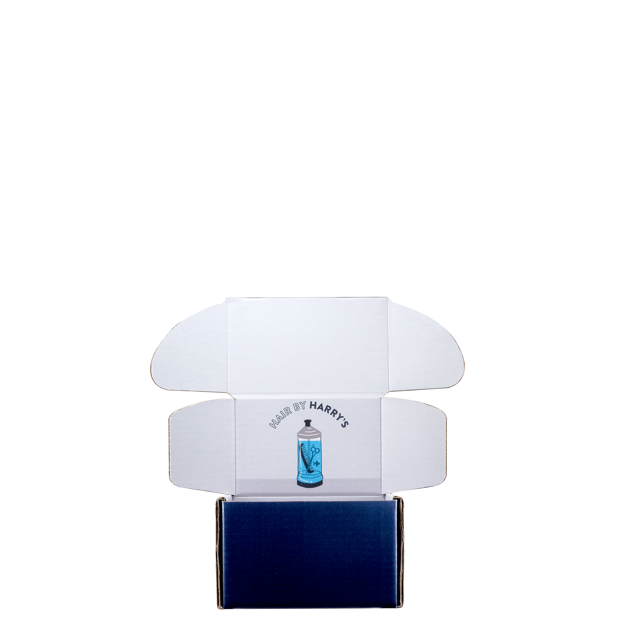 Mailing Box, B-Flute6" x 4" x 4" - White - B - 096 sq in 3