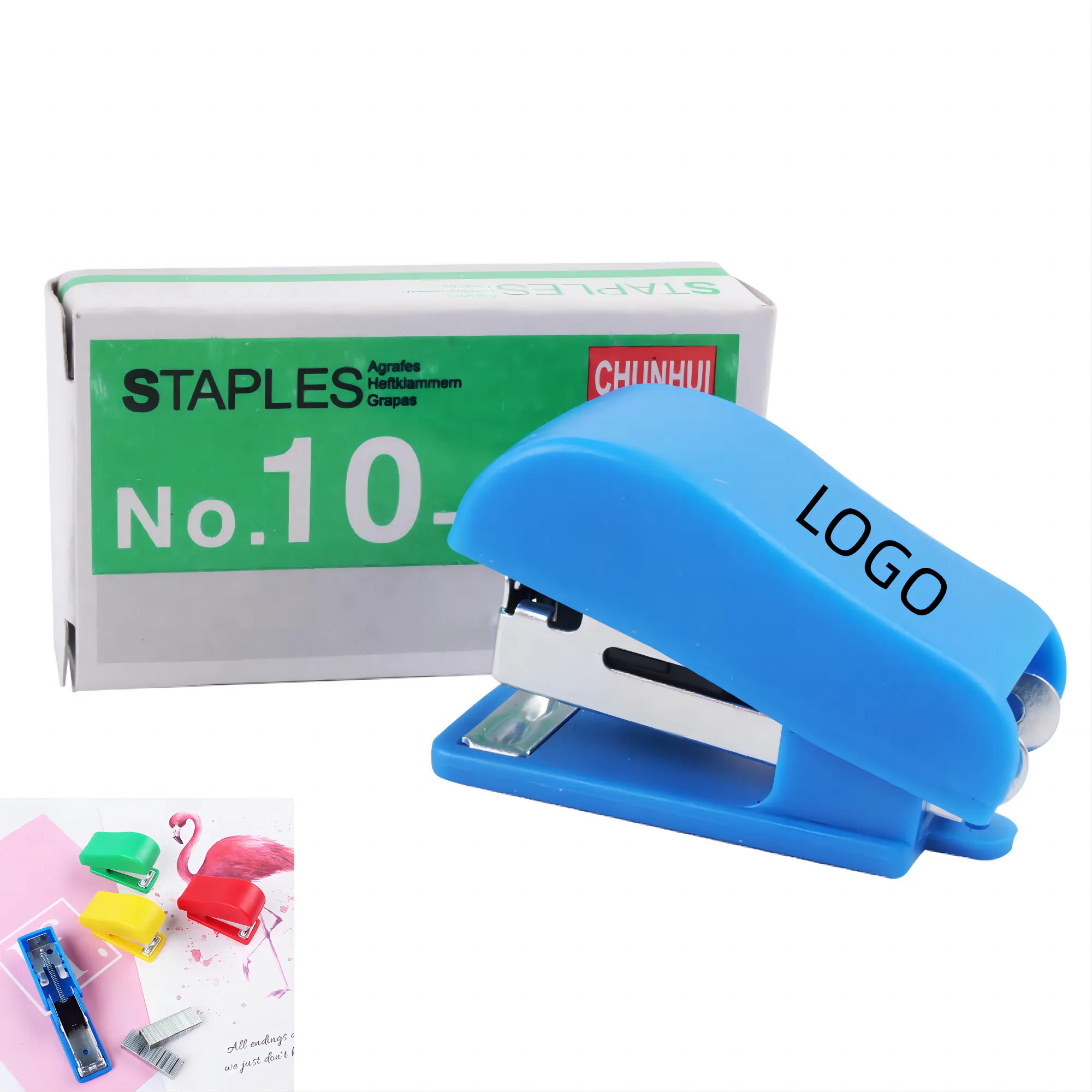School Office Mini Handheld Stapler 2