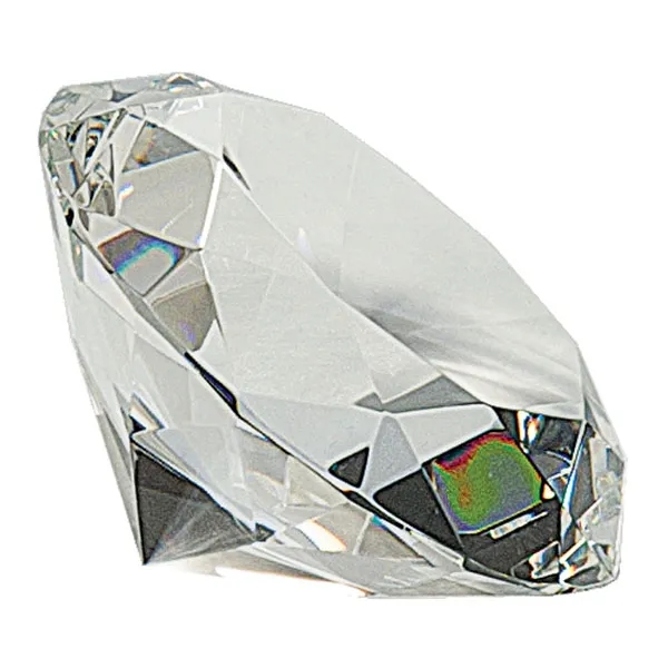 4 Inch Optical Crystal Diamond Paperweight 3