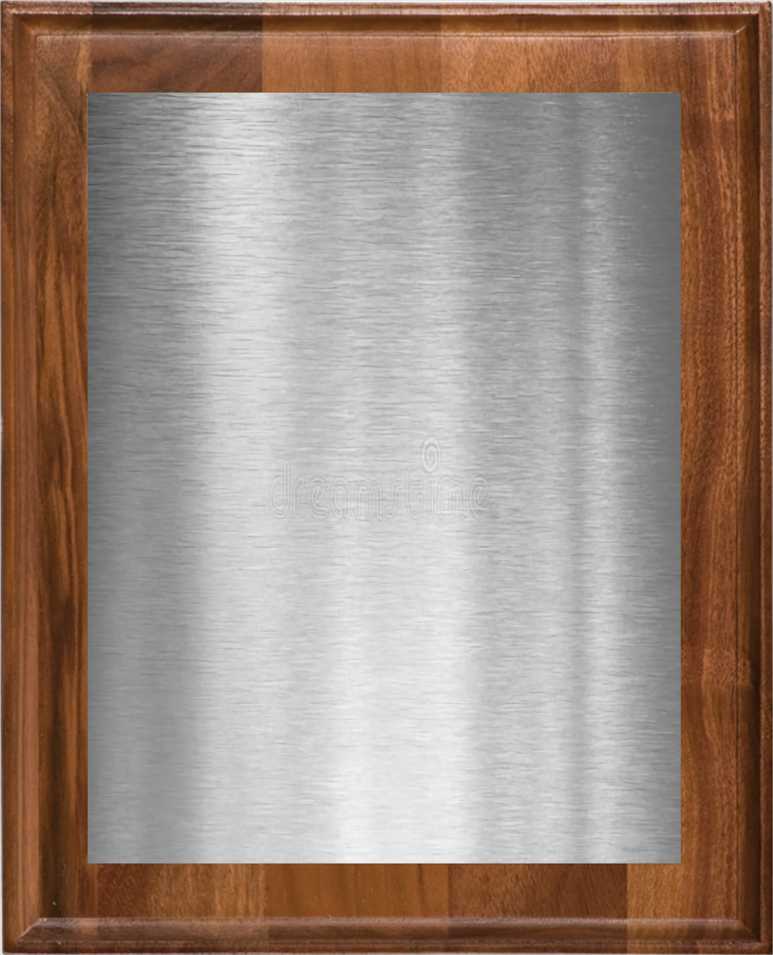 Walnut Wood Plaque w/Choice of Single Plate 11
