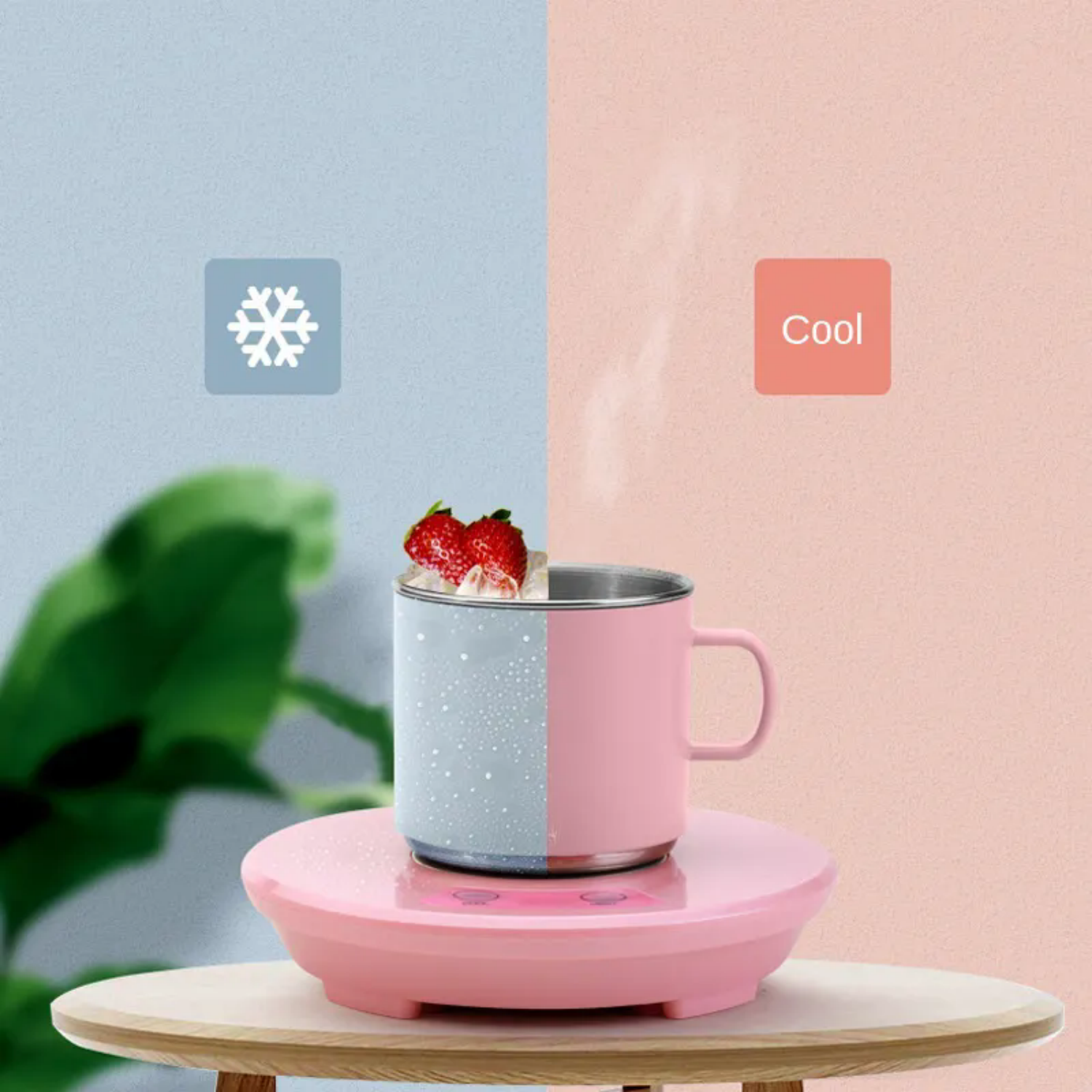 Usb Cooling & Heating Coaster Cup Mat For Home Office Use 4