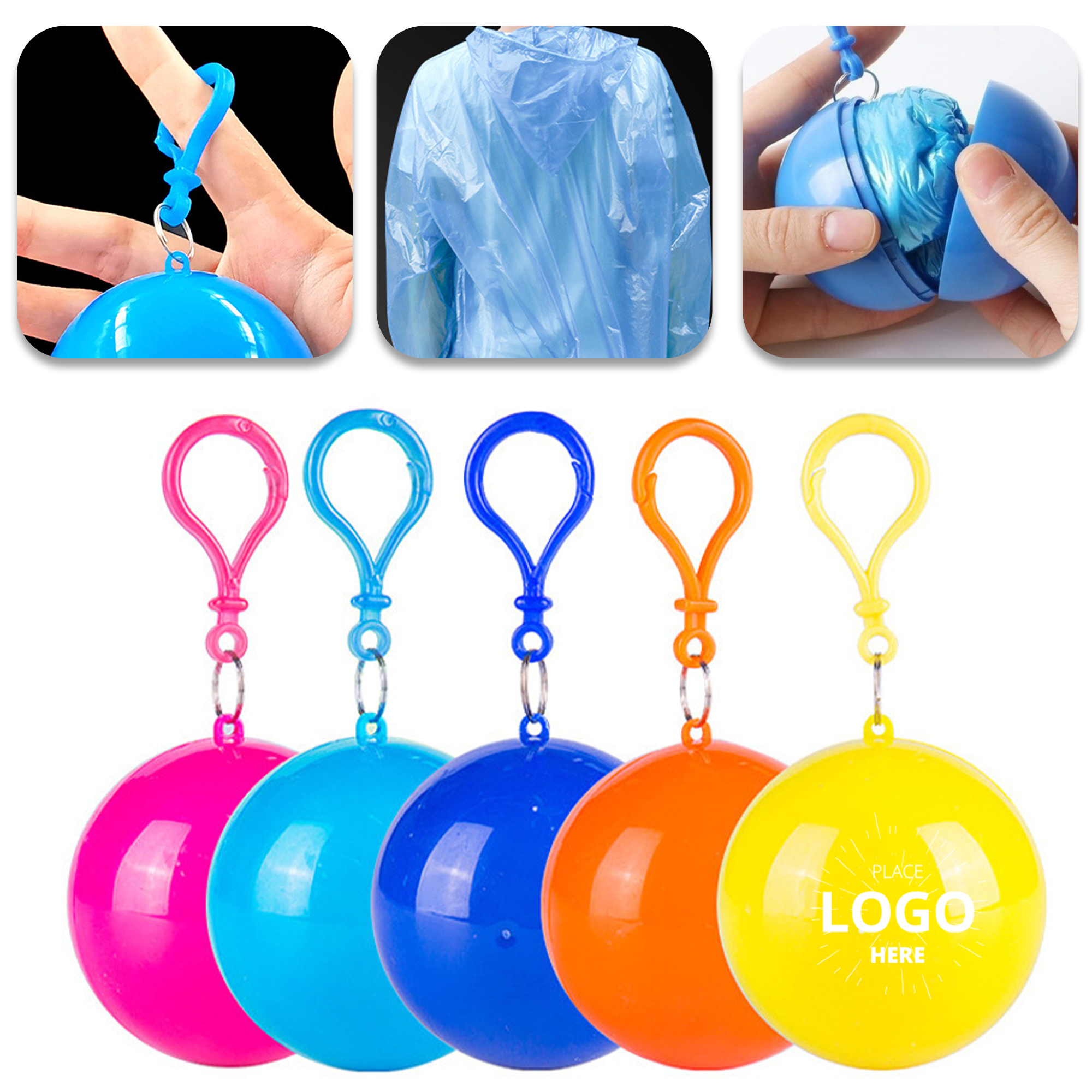 Portable Waterproof Raincoats Ball 1