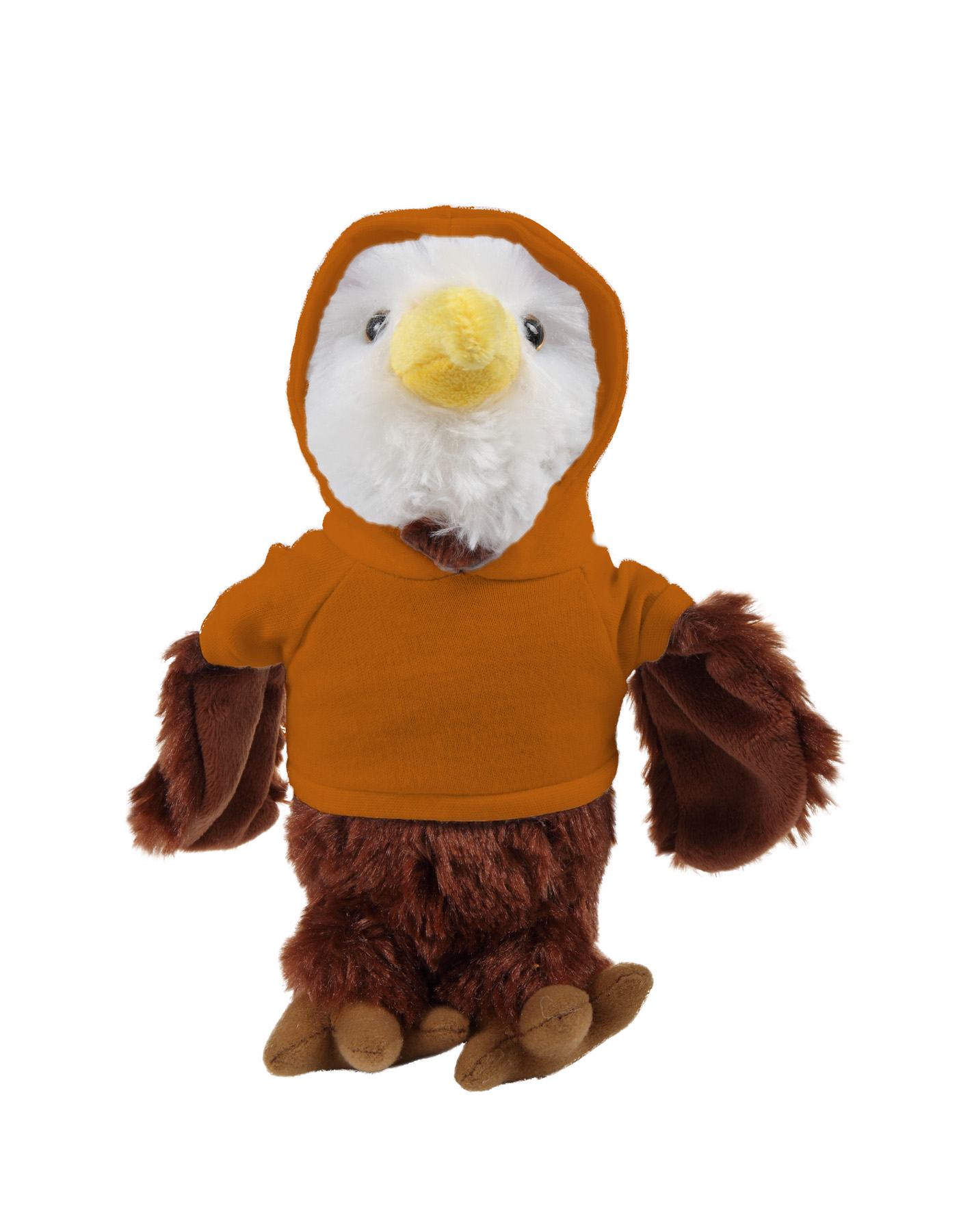 Soft Plush Eagle wearing a Hoodie 12