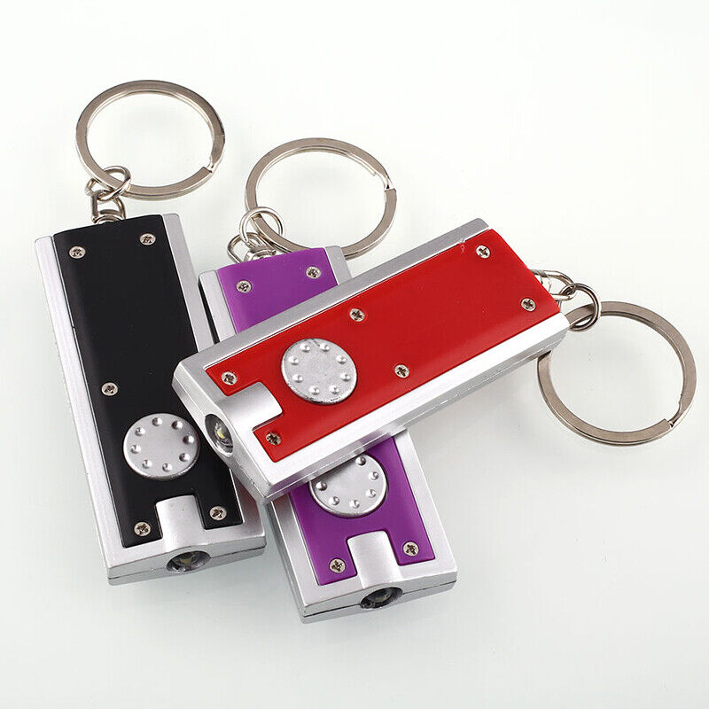 Super Bright LED & Swivel Key Chain Flash Light 9