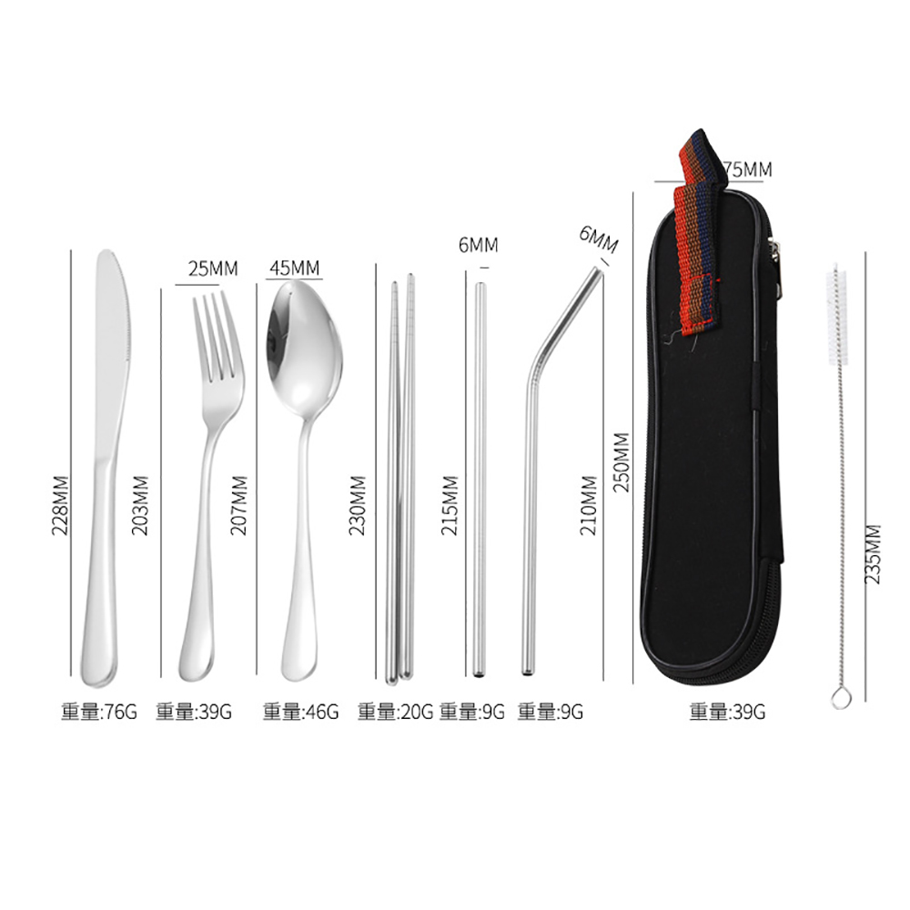 StainlessSteel Cutlery SetIn Pouch 3