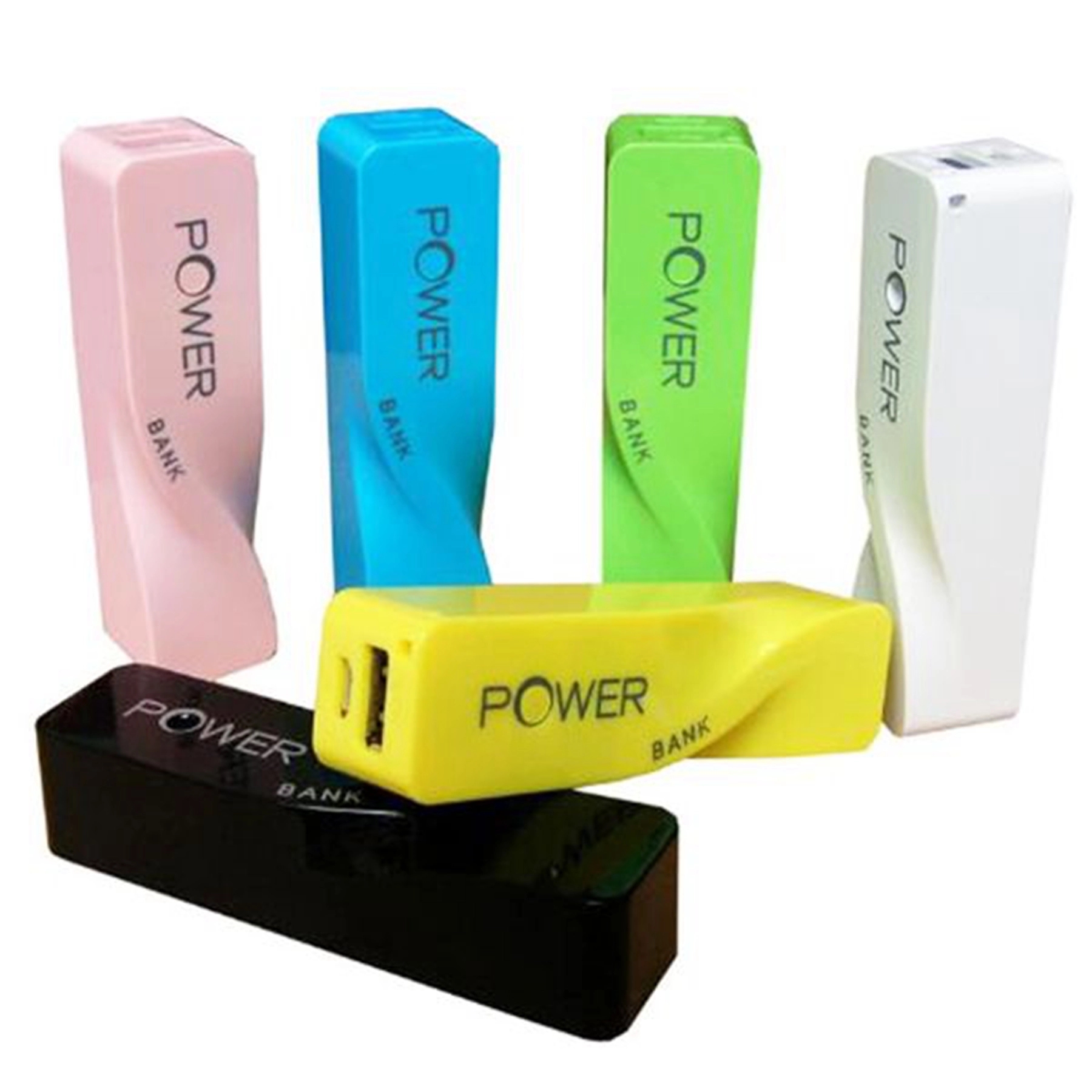 Twist Designed Power Bank with Key Chain 1