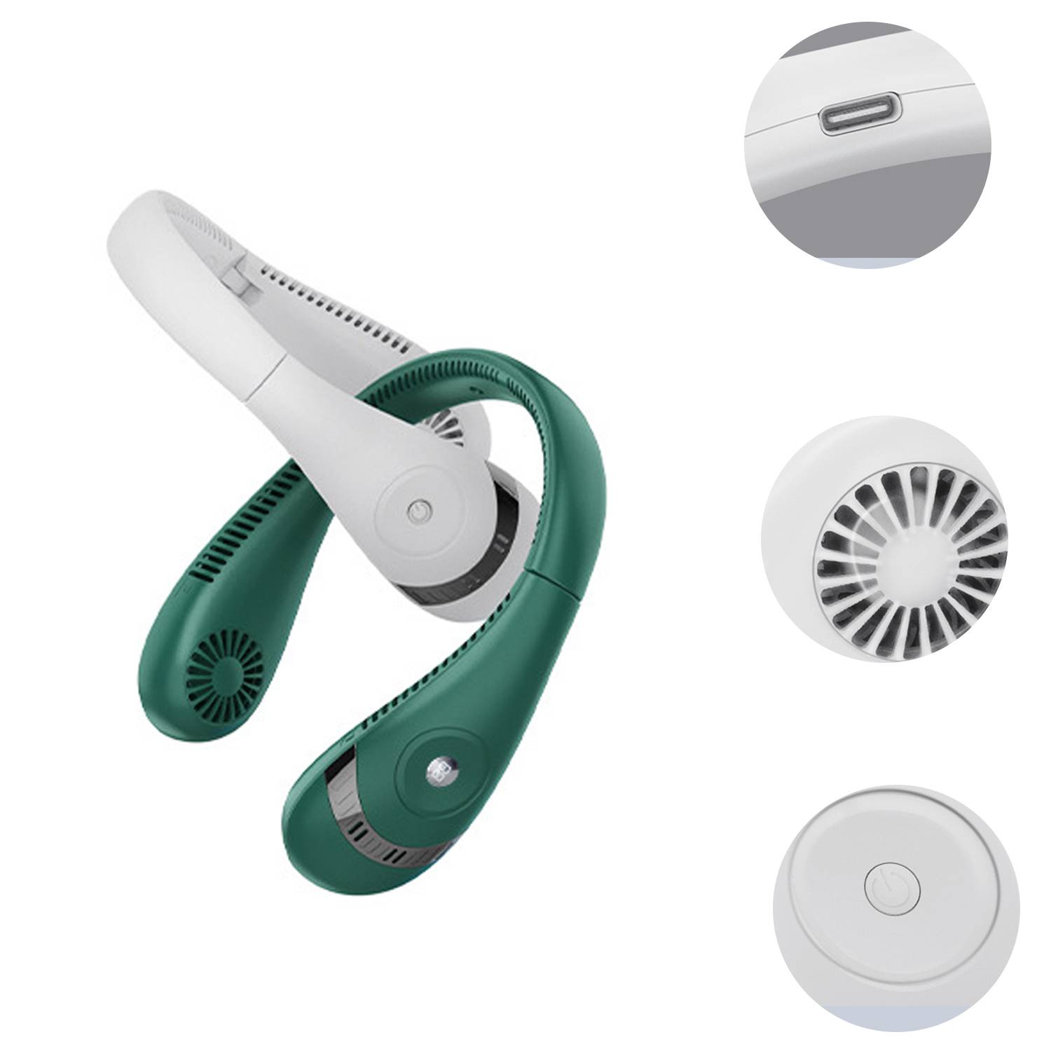 Foldable Leafless Neck Fan 2