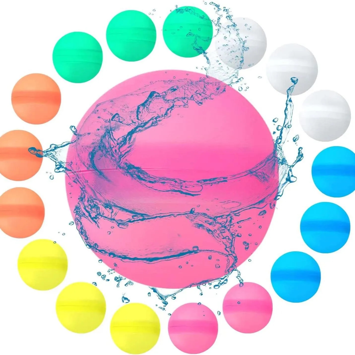 6pcs Magnetic Silicone Beach Water Balls 1