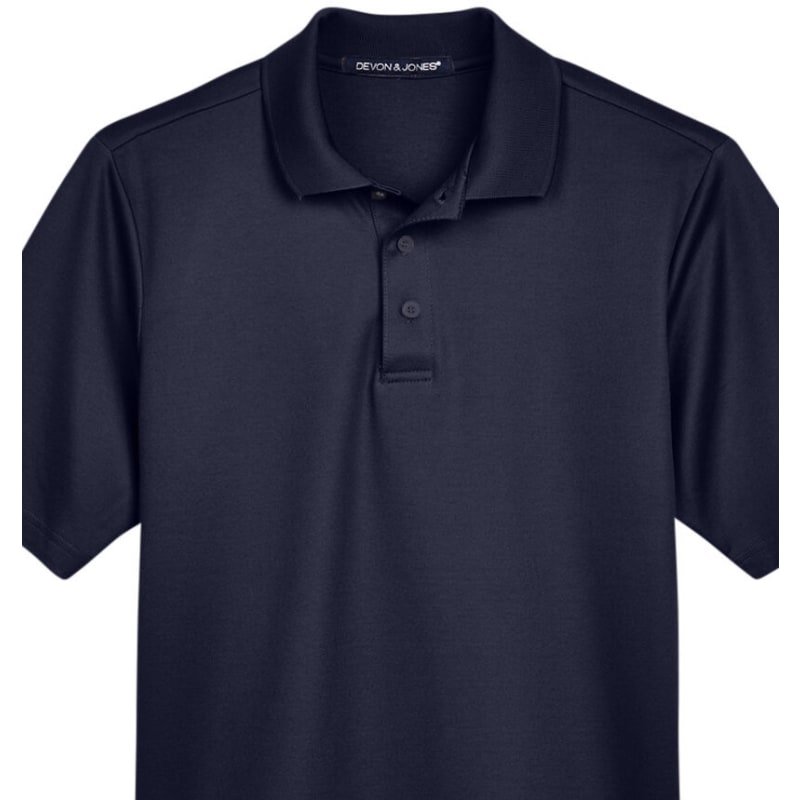Devon & Jones CrownLux Performance™ Men's Tall Plaited Polo 15