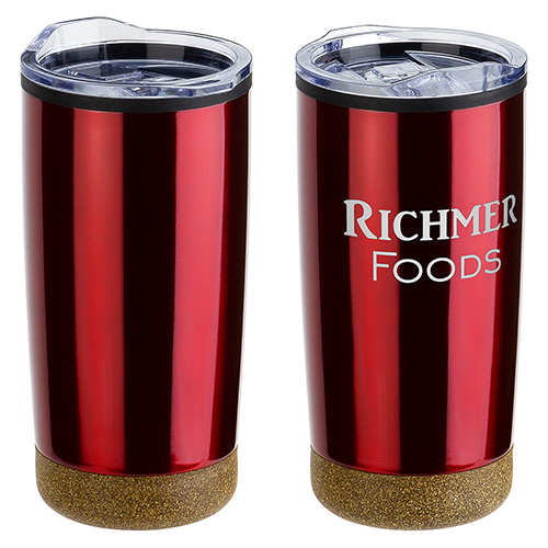 York 20 oz Stainless Steel/Polypropylene Tumbler with Cork Base 47