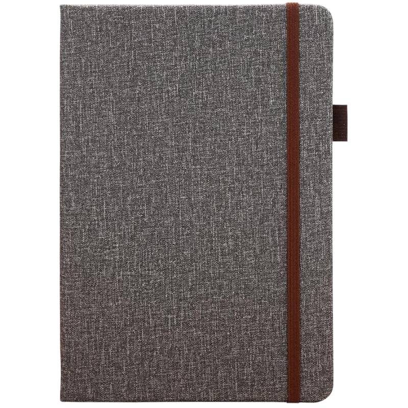 Solid Color PU Leather Notebook w/ Elastic Closure 6