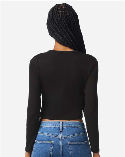 Women's Baby Rib Long Sleeve Fitted Tee - BR2107 68