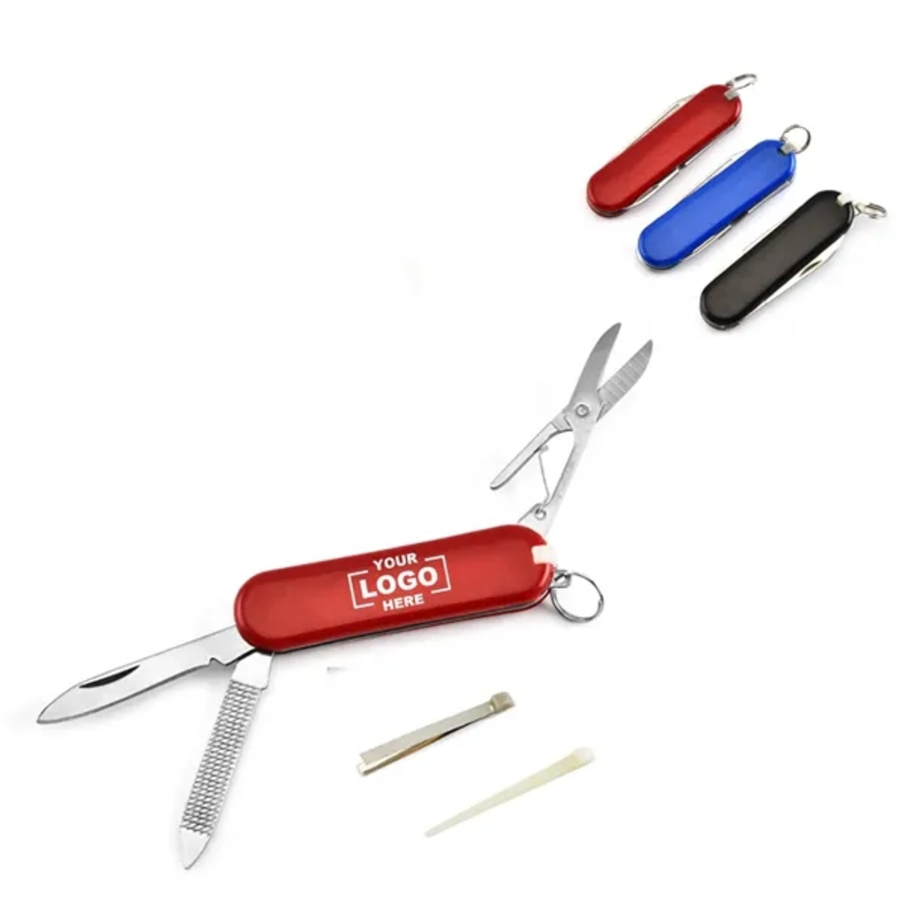 5-in-1 Folding Stainless Keychain Tool
 1