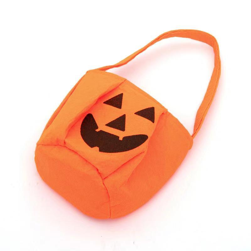 Halloween Jack-O'-Lantern Candy Tote Bag, custom tote bag with logo imprint 2