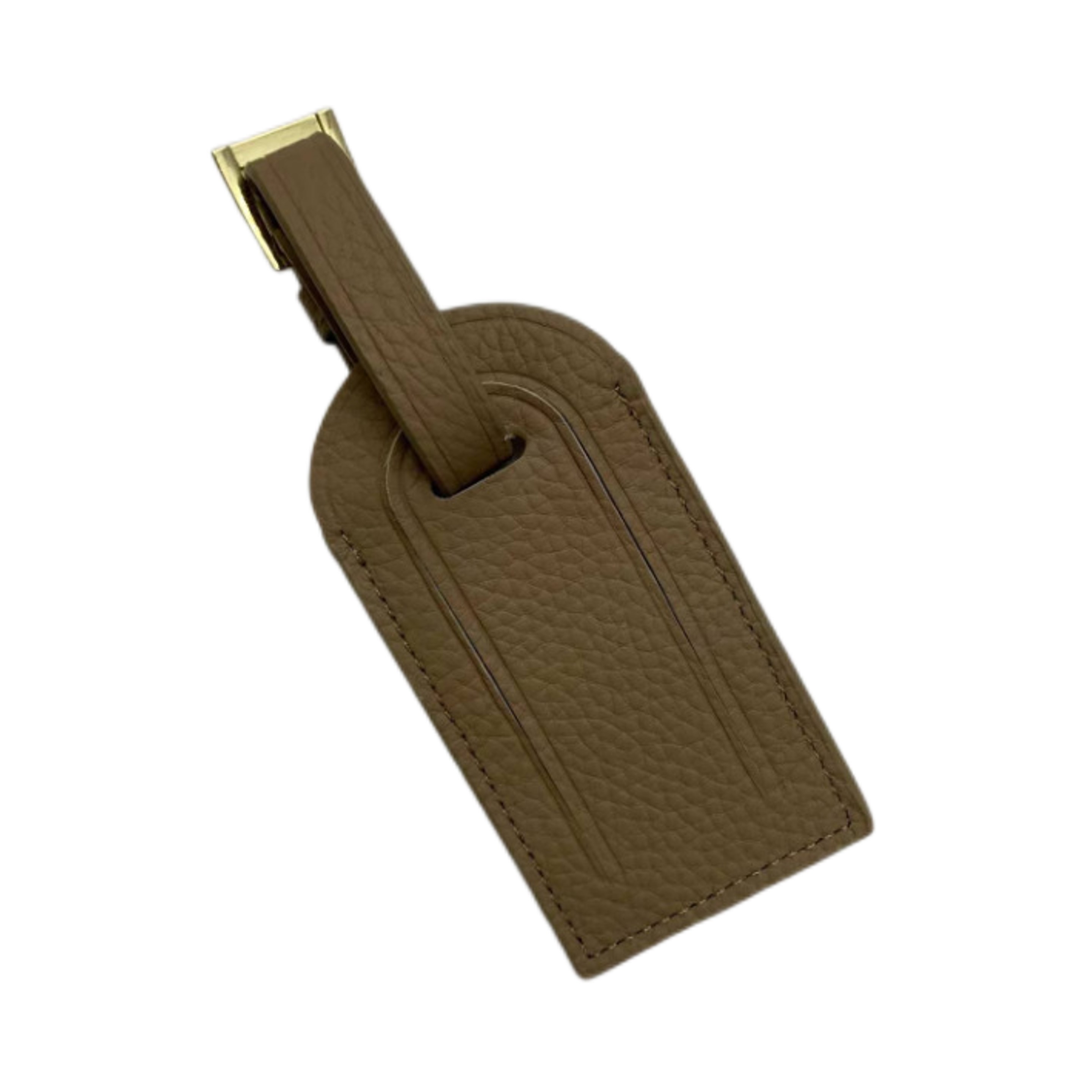 Top Grain Genuine Leather Luggage Bag Tags, custom luggage tag with logo imprint 3